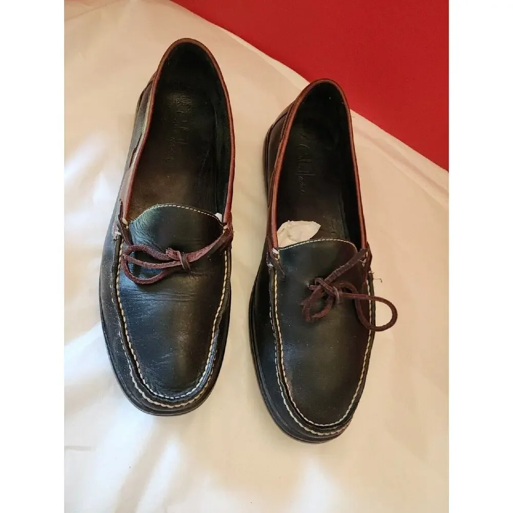 COLE HAAN MOCCASIN LOAFER C08940 BROWN LEATHER SIZE 12 M
